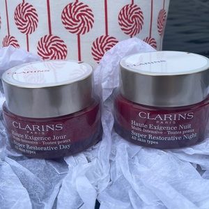 Clarins Super Restorative Day and Night Cream made in paris